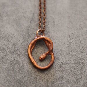 "Copper Viper" Forged in Fire Necklace